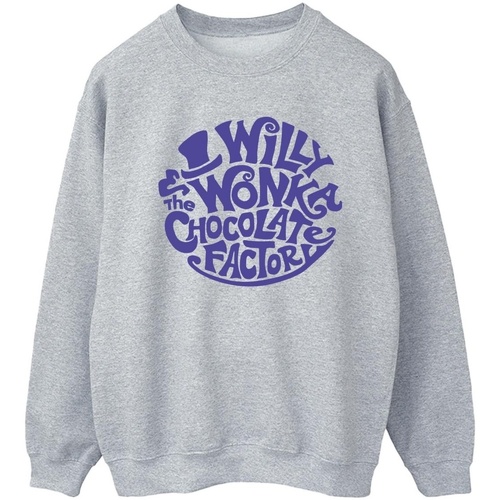 textil Mujer Sudaderas Willy Wonka & The Chocolate Fact Typed Logo Gris