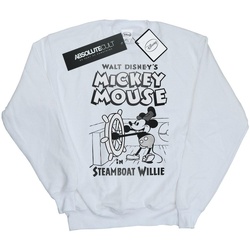 textil Mujer Sudaderas Disney Mickey Mouse Steamboat Willie Blanco