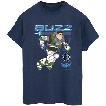 textil Mujer Camisetas manga larga Disney Lightyear Buzz Run To Action Azul