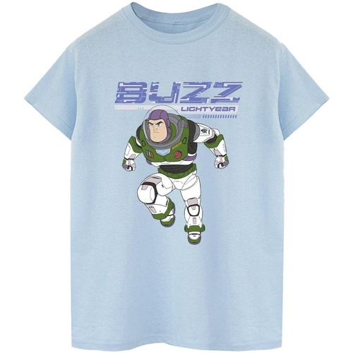 textil Mujer Camisetas manga larga Disney Lightyear Buzz Jump To Action Azul