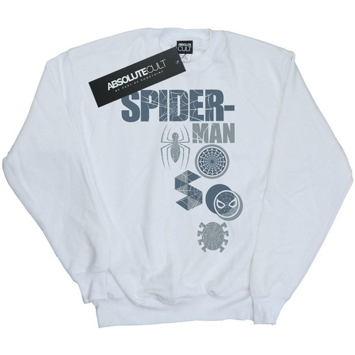 textil Niño Sudaderas Marvel Spider-Man Badges Blanco