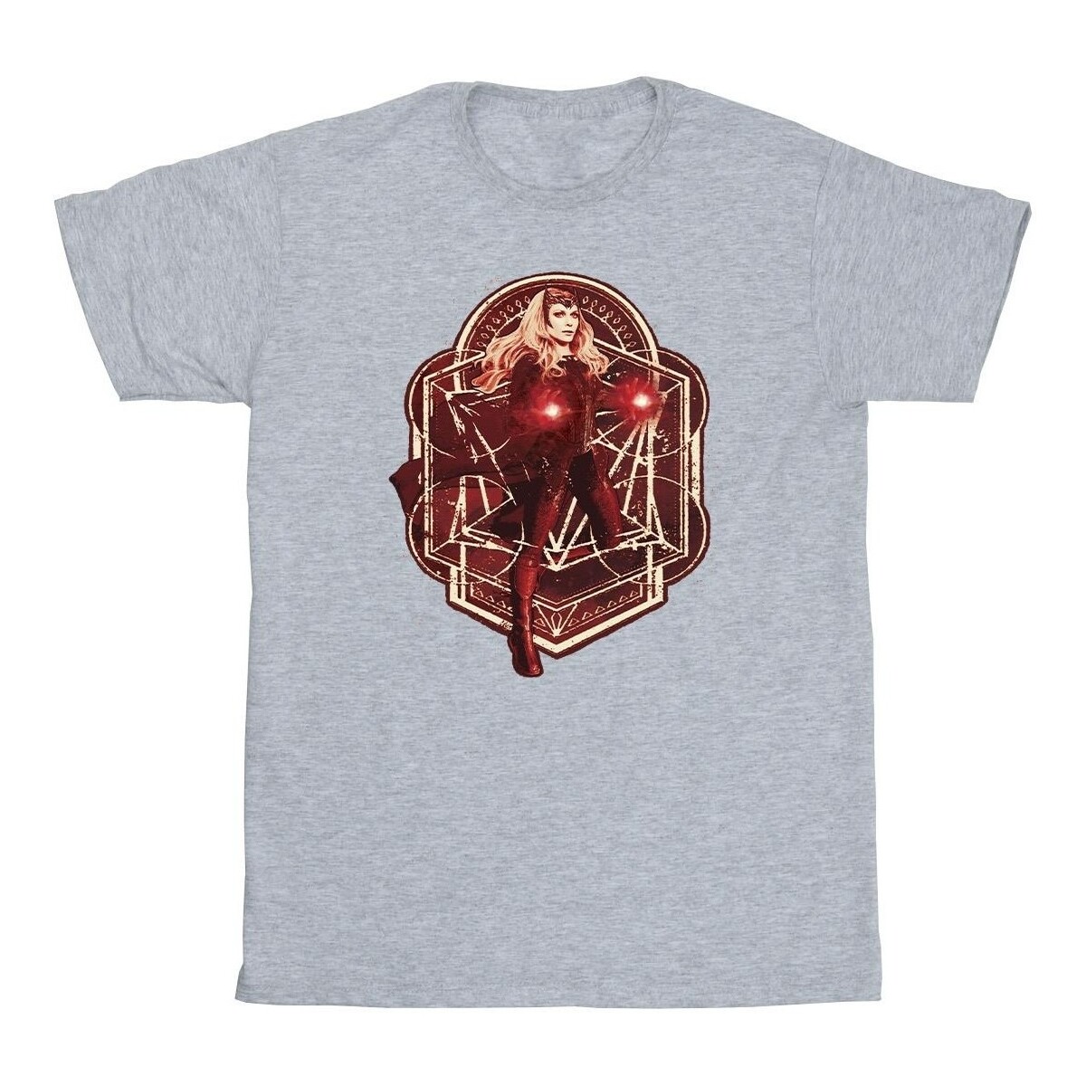 textil Niña Camisetas manga larga Marvel Doctor Strange Wanda Vintage Gris