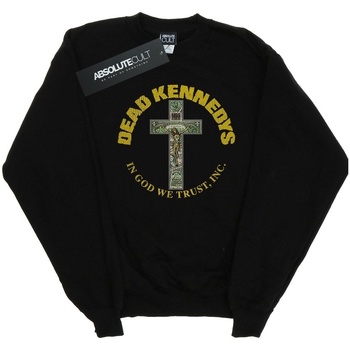 textil Mujer Sudaderas Dead Kennedys In God We Trust Negro