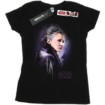 textil Mujer Camisetas manga larga Disney The Last Jedi Leia Brushed Negro