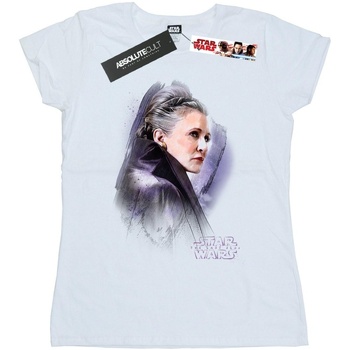 textil Mujer Camisetas manga larga Disney The Last Jedi Leia Brushed Blanco