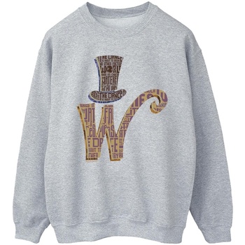 textil Hombre Sudaderas Willy Wonka  Gris