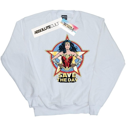 textil Hombre Sudaderas Dc Comics Wonder Woman 84 Star Design Blanco