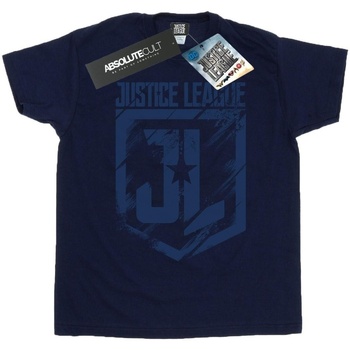 textil Niña Camisetas manga larga Dc Comics Justice League Movie Indigo Logo Azul