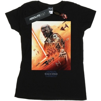 textil Mujer Camisetas manga larga Star Wars: The Rise Of Skywalker First Order Poster Negro