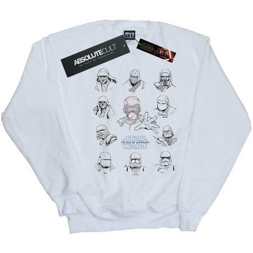 textil Niño Sudaderas Star Wars: The Rise Of Skywalker First Order Character Line Up Mono Blanco