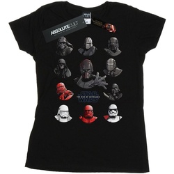 textil Mujer Camisetas manga larga Star Wars: The Rise Of Skywalker First Order Character Line Up Negro