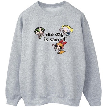 textil Mujer Sudaderas The Powerpuff Girls Girls The Day Is Saved Gris