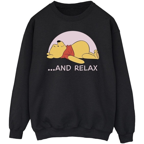 textil Hombre Sudaderas Disney Winnie The Pooh Relax Negro
