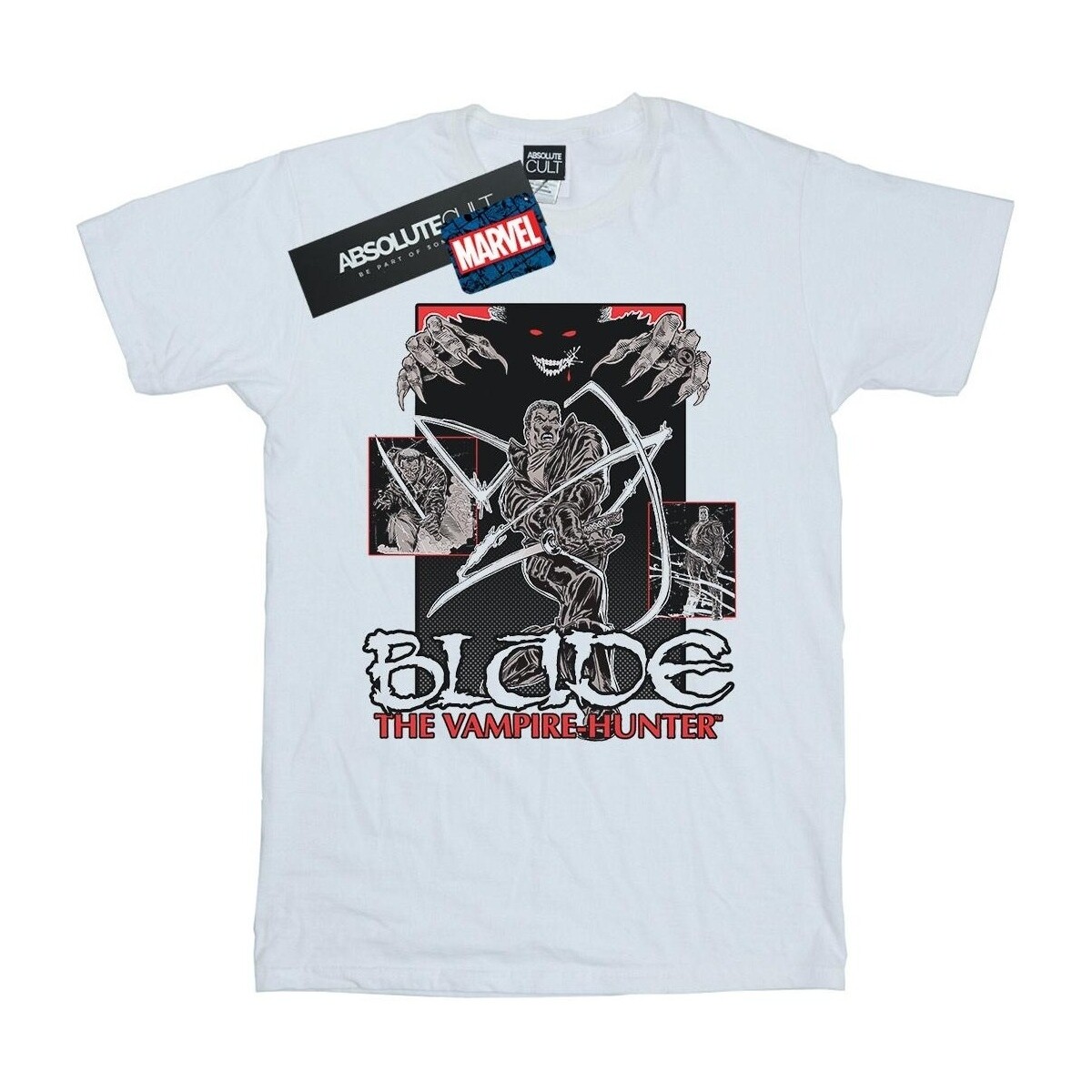 textil Mujer Camisetas manga larga Marvel Blade The Vampire Hunter Blanco