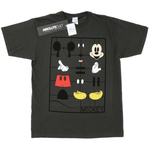 textil Hombre Camisetas manga larga Disney Mickey Mouse Construction Kit Multicolor