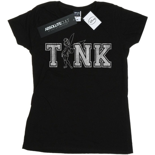 textil Mujer Camisetas manga larga Disney Tinker Bell Collegiate Tink Negro