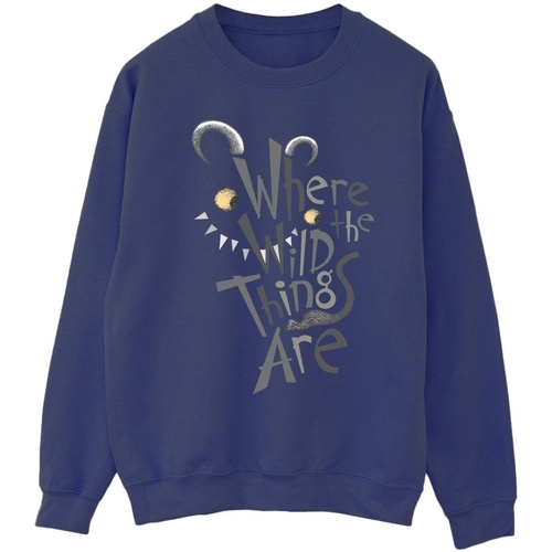 textil Hombre Sudaderas Where The Wild Things Are Monster Logo Azul