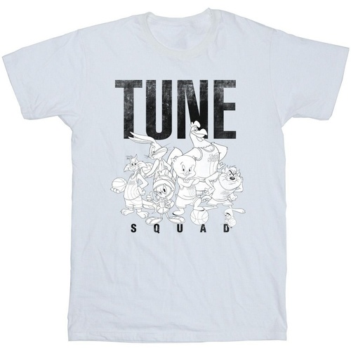 textil Niño Camisetas manga corta Space Jam: A New Legacy Tune Squad Group Blanco
