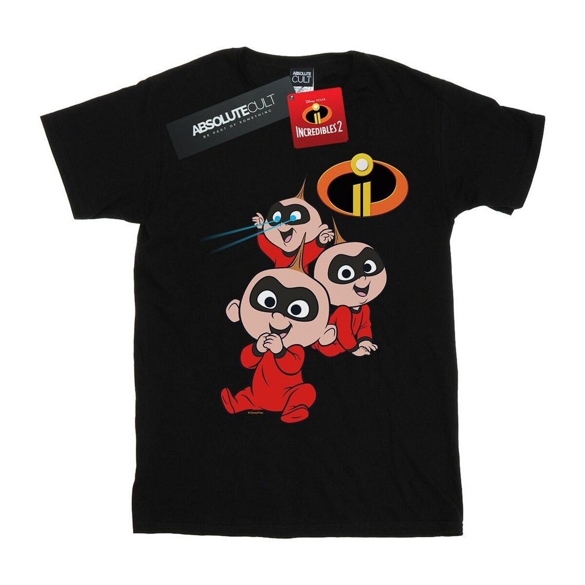 textil Niña Camisetas manga larga Disney The Incredibles Jak Jak Negro