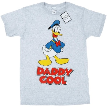 textil Hombre Camisetas manga larga Disney Donald Duck Daddy Cool Gris