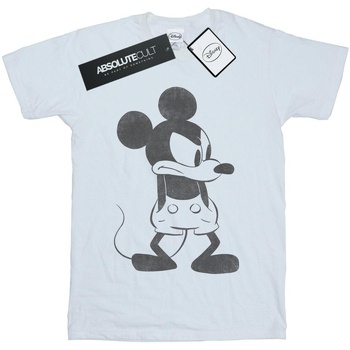 textil Hombre Camisetas manga larga Disney Mickey Mouse Angry Blanco