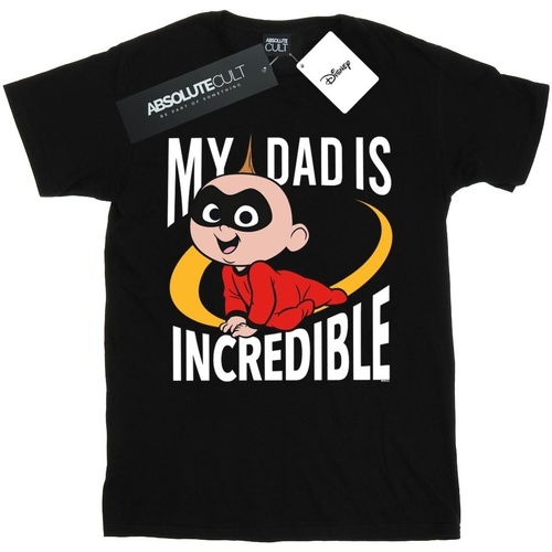 textil Niña Camisetas manga larga Disney The Incredibles My Dad Mr Incredible Negro