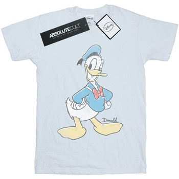 textil Hombre Camisetas manga larga Disney Donald Duck Classic Donald Blanco