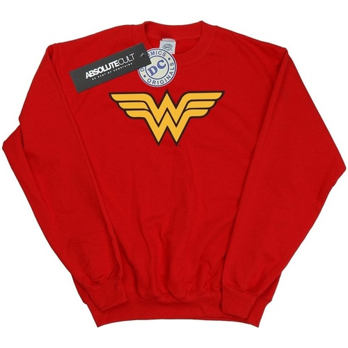 textil Hombre Sudaderas Dc Comics Wonder Woman Logo Rojo