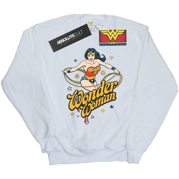 textil Hombre Sudaderas Dc Comics Wonder Woman Stars Blanco