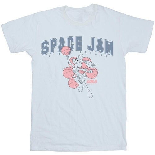 textil Niño Camisetas manga corta Space Jam: A New Legacy Lola Collegiate Blanco