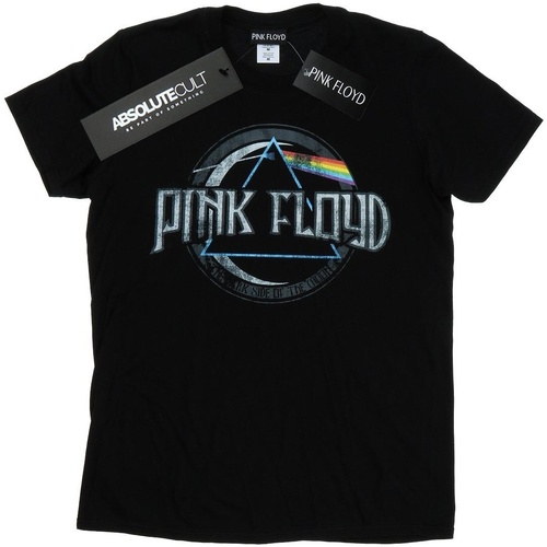 textil Niña Camisetas manga larga Pink Floyd Dark Side Of The Moon Circular Logo Negro