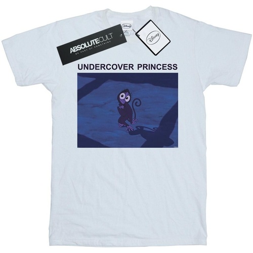 textil Niña Camisetas manga larga Disney Aladdin Undercover Princess Blanco