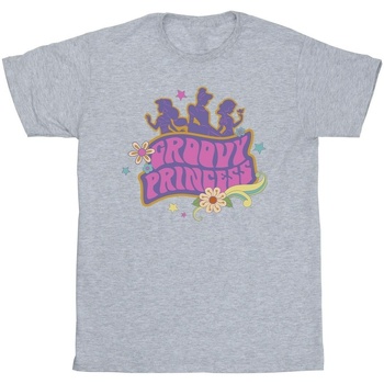 textil Niña Camisetas manga larga Disney Princesses Groovy Princess Gris