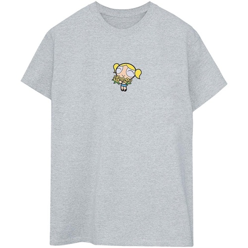 textil Mujer Camisetas manga larga The Powerpuff Girls BI51038 Gris