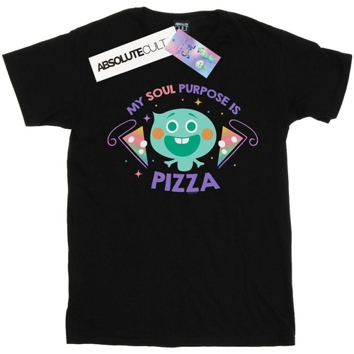 textil Niño Camisetas manga corta Disney Soul 22 Soul Purpose Is Pizza Negro