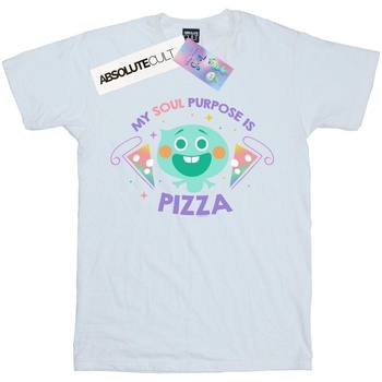 textil Niño Camisetas manga corta Disney Soul 22 Soul Purpose Is Pizza Blanco