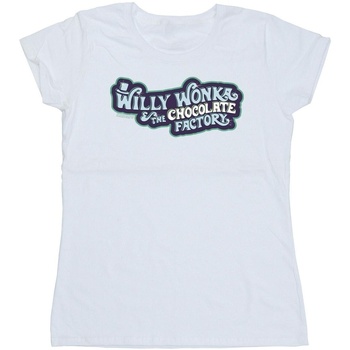 Willy Wonka Chocolate Factory Logo Blanco