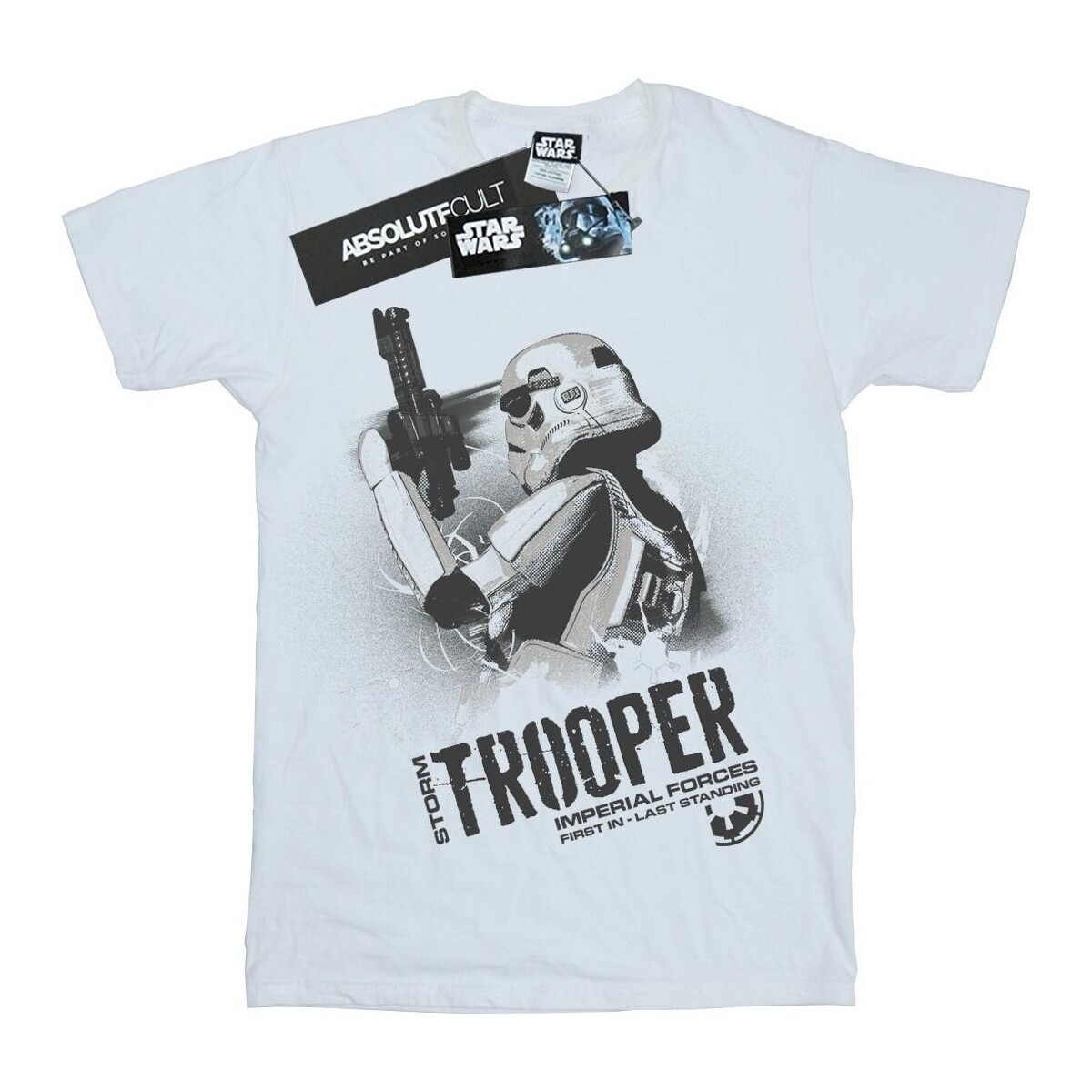 textil Niño Camisetas manga corta Disney Stormtrooper Imperial Forces Blanco