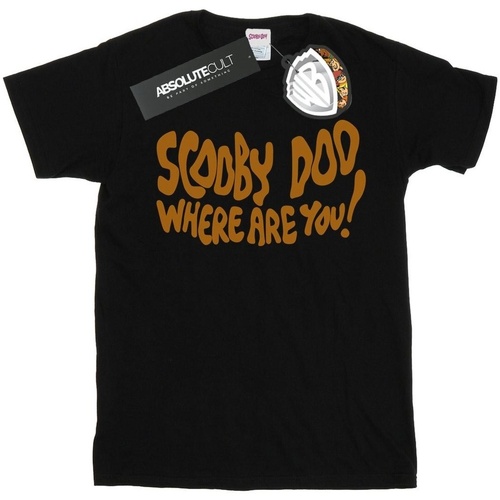 textil Mujer Camisetas manga larga Scooby Doo Where Are You Spooky Negro