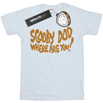 textil Mujer Camisetas manga larga Scooby Doo Where Are You Spooky Blanco
