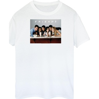 textil Mujer Camisetas manga larga Friends Group Photo Milkshakes Blanco