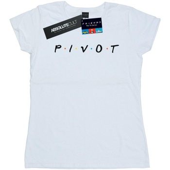 textil Mujer Camisetas manga larga Friends Pivot Logo Blanco