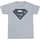 textil Niña Camisetas manga larga Dc Comics Superman Indigo Blue Logo Gris