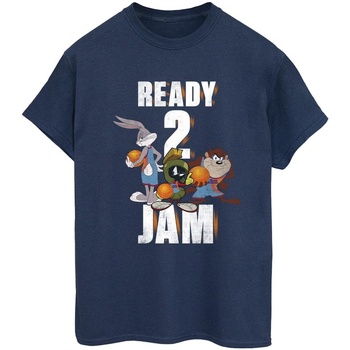 textil Mujer Camisetas manga larga Space Jam: A New Legacy Ready 2 Jam Azul