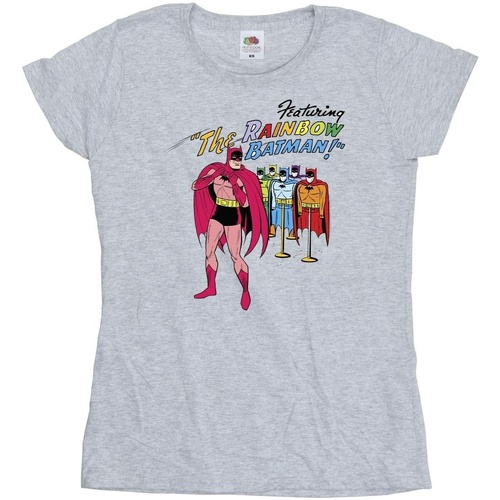 textil Mujer Camisetas manga larga Dc Comics  Gris