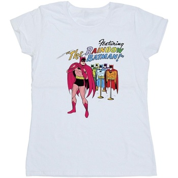 textil Mujer Camisetas manga larga Dc Comics  Blanco