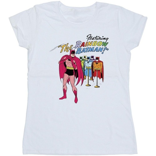 textil Mujer Camisetas manga larga Dc Comics  Blanco