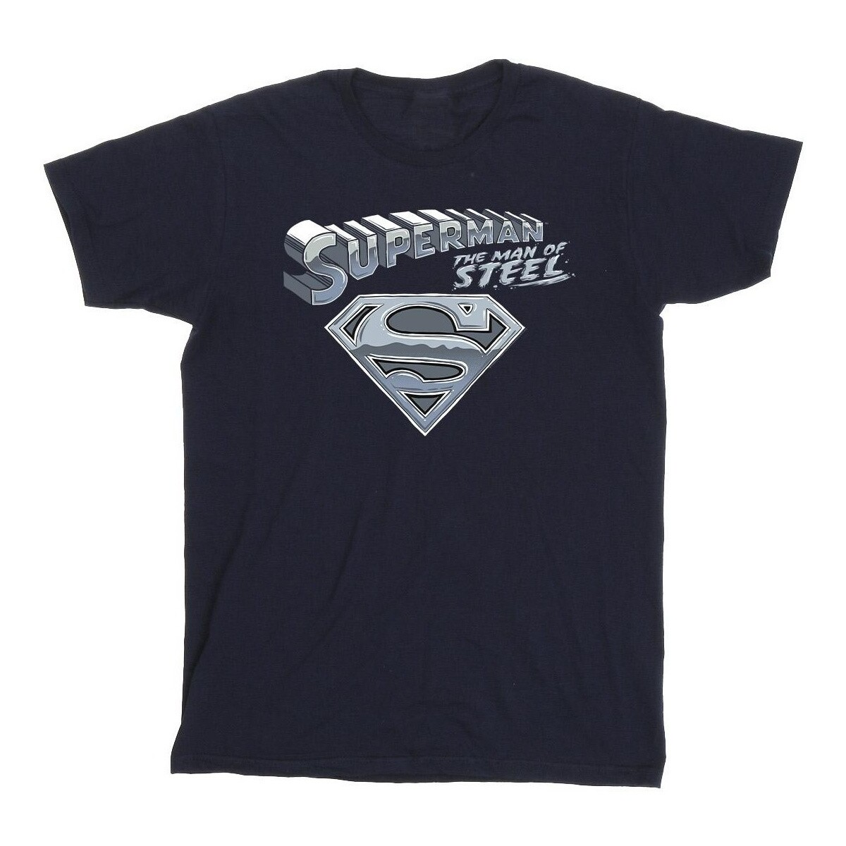 textil Niña Camisetas manga larga Dc Comics Superman The Man Of Steel Azul