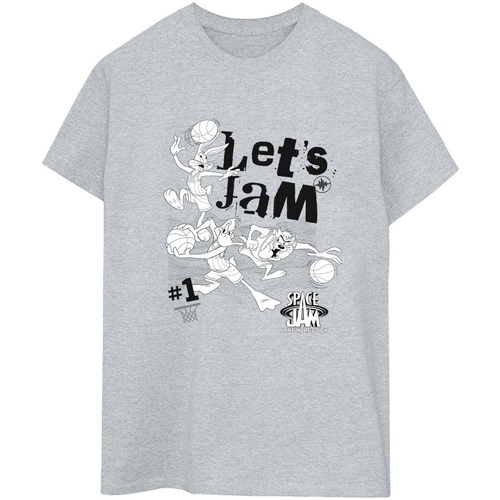 textil Mujer Camisetas manga larga Space Jam: A New Legacy Let's Jam Gris