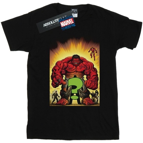 textil Hombre Camisetas manga larga Marvel Who Is The Red Hulk Negro